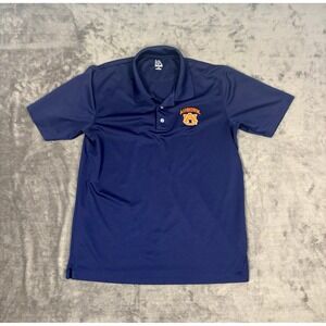 Men's Auburn Tigers KA Knights Apparel Dark Blue Short Sleeved Polo Shirt Large